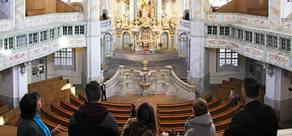 Frauenkirche Blick von den Emporen, Emporenführung